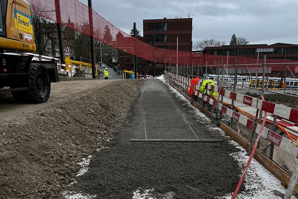 Baustelle Unispital Zürich.