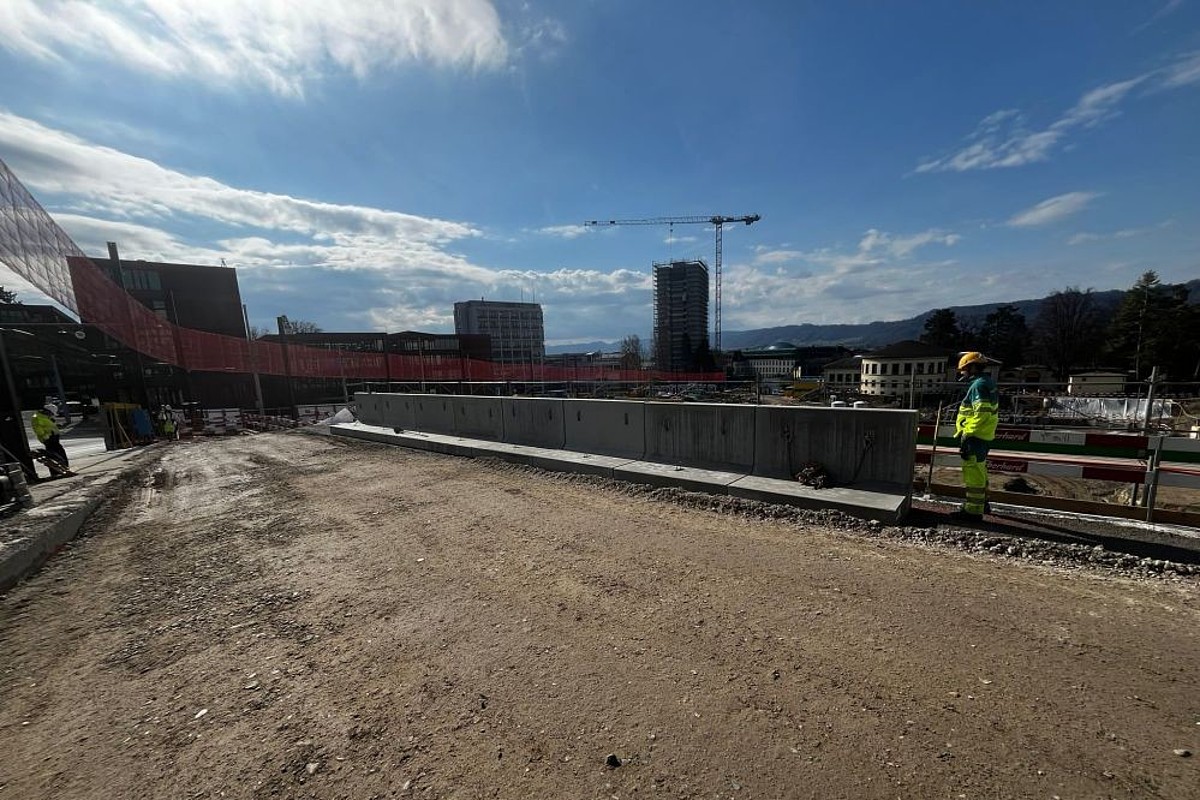 Baustelle Unispital Zürich.